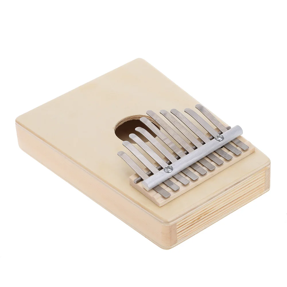10 клавиш Mbira палец Музыка Фортепиано полые сосновые образования Игрушка