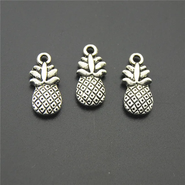 10PCS Antique Silver Pineapple Charms Pendants For Necklace Bracelet Jewelry Mak 10PCS Antique Silver Pineapple Charms Pendants For Necklace Bracelet Jewelry Mak