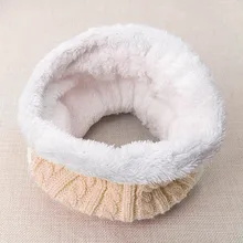 Новинка, вязаные шарфы с буквенным геометрическим узором, осенне-зимний флисовый круглый шарф унисекс, теплые удобные аксессуары для улицы