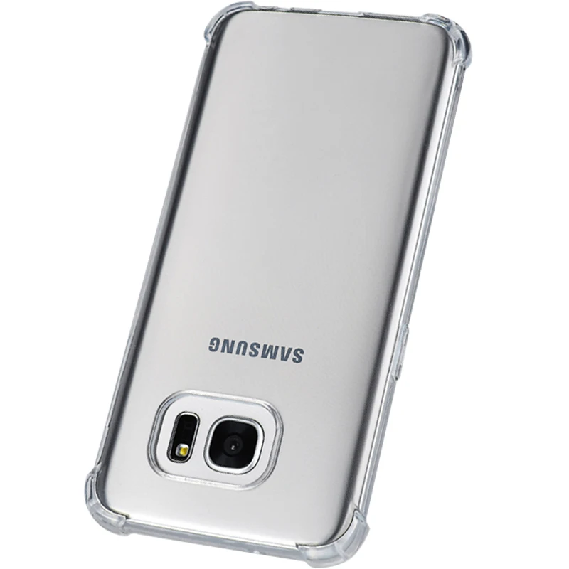 Противоударный мягкий прозрачный чехол CAPSSICUM S7 для Samsung Galaxy воздушная подушка