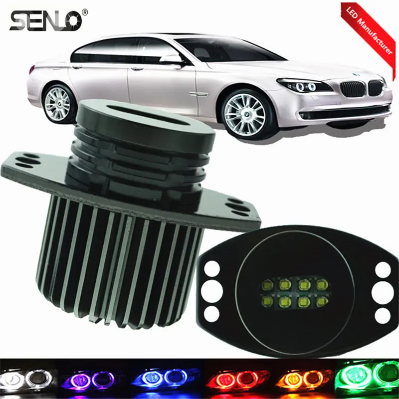 

1 Para For E90 White 6000k 8x5w Led Angel Eye Light Led Angel Eye Lamp For BMW E90 E90 E91 3 Serie 325i 328i 325xi 328xi 330i