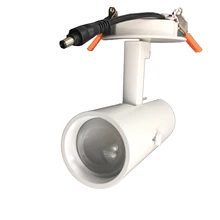 20 Вт угол луча сменный(15-70 градусов.) 4000 K Природа Белый утопленный точечный светодиодный светильник белый корпус Вертикальная горизонтальная регулировка