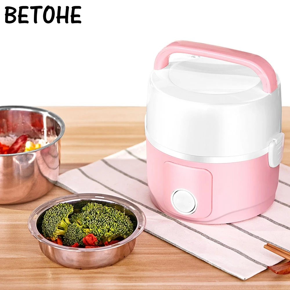 Electric Lunch Boxes Heated Food Containers Two Three Layer Portable