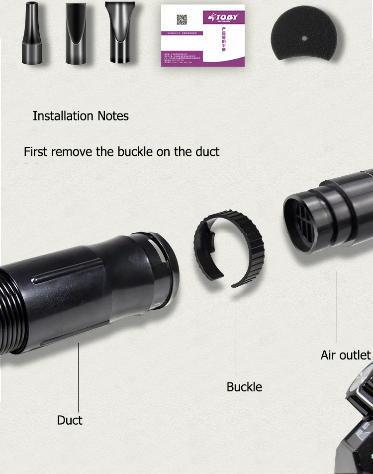 Профессиональный фен для домашних питомцев 3 скоростей Груминг Собак и котов Сушилка Воздуходувка для домашних животных сушилка для одежды 110 В/220 В/2200 Вт горячий/холодный воздух черный