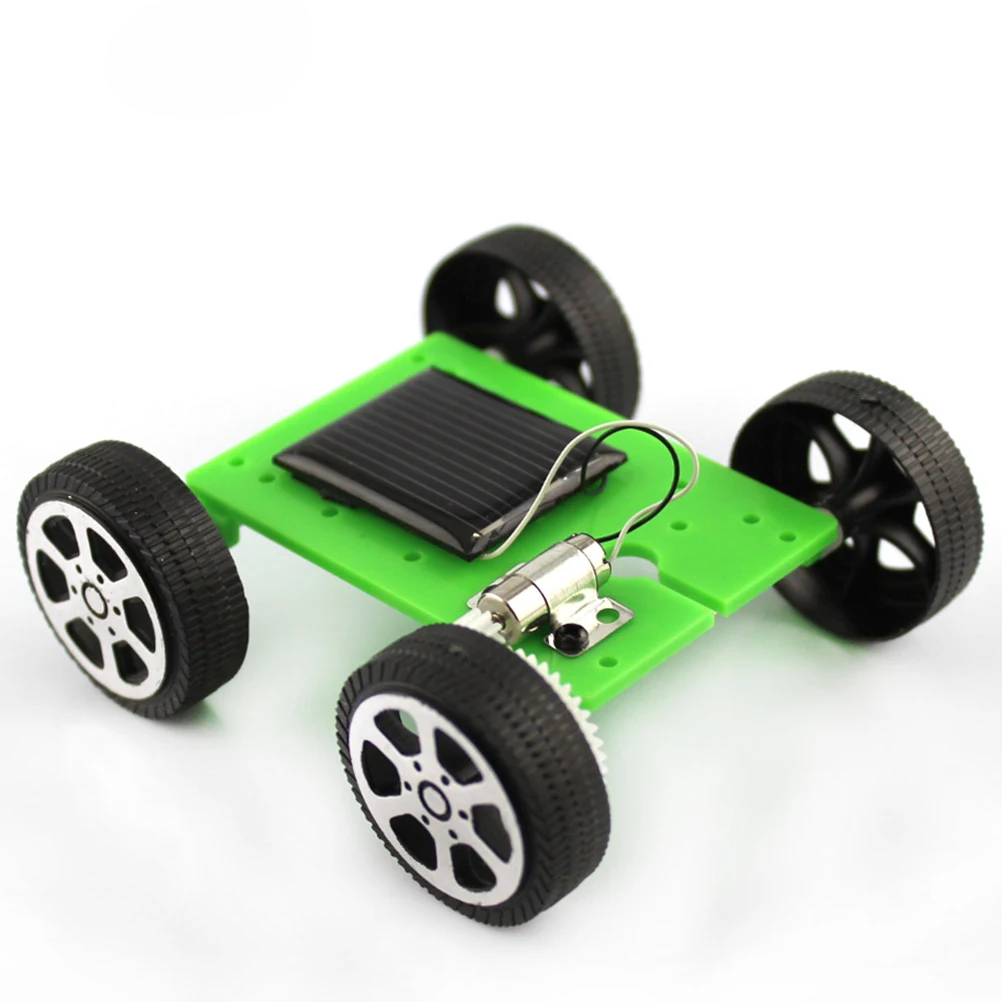 1 шт. мини игрушка на солнечных батареях DIY автомобильный комплект Детский развивающий гаджет хобби Забавный