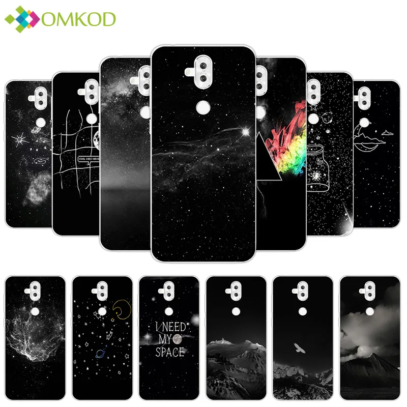 

for Asus Zenfone 5 Lite ZC600KL Fitted Starry Phone Case 6.0 inch for Asus ZF5Q X017D Clear TPU Silcone Full Cover Coque