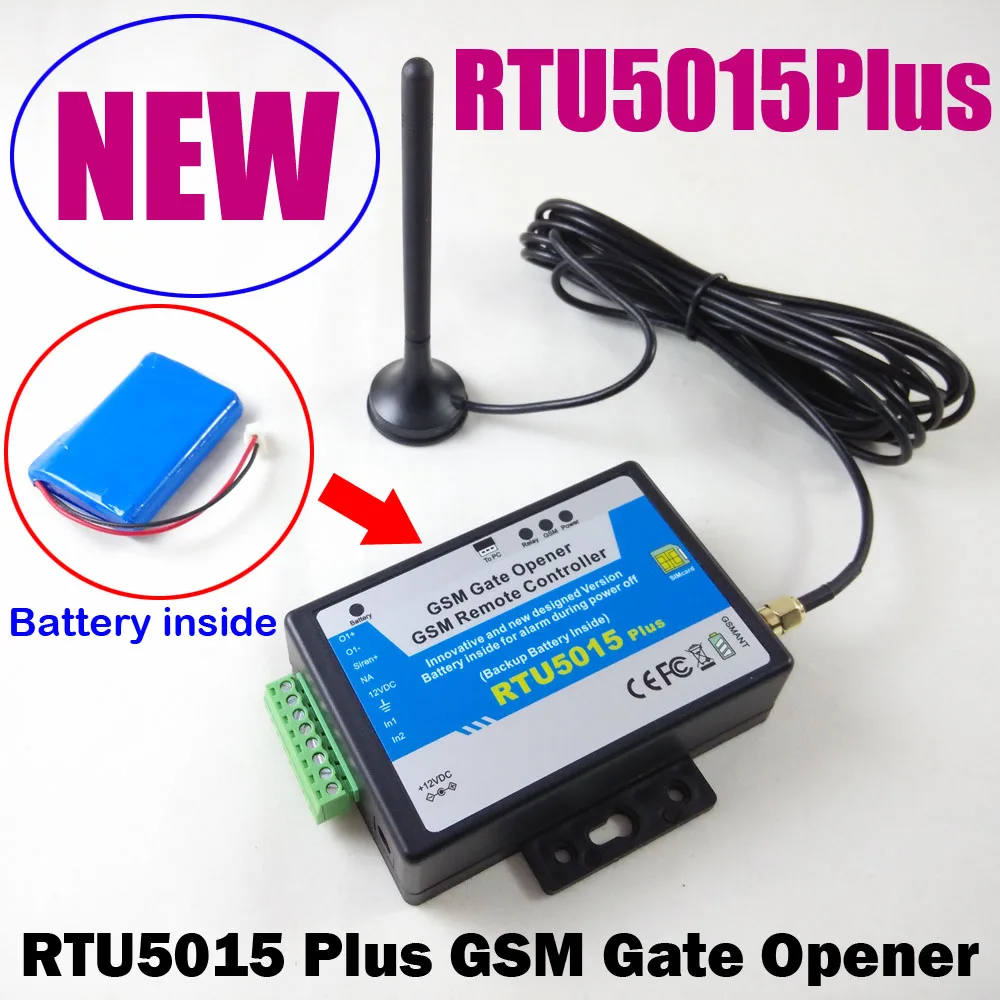 Free shipping RTU5015 Plus GSM Gate Door Opener Operator with SMS