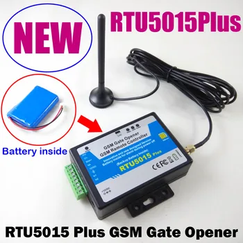 

Free shipping RTU5015 Plus GSM Gate Door Opener Operator with SMS Remote Control Battery for power failure alarm APP support