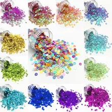 2000 Uds 4mm Lentejuelas redonda plana de PVC suelto Lentejuelas artesanía Paillette ropa de costura accesorio Para decoración DIY Lentejuelas Para Coser