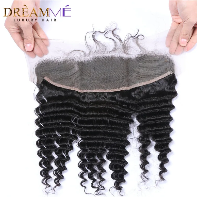 kinky curly human hair extension with 13x4 lace frontal closure (6)