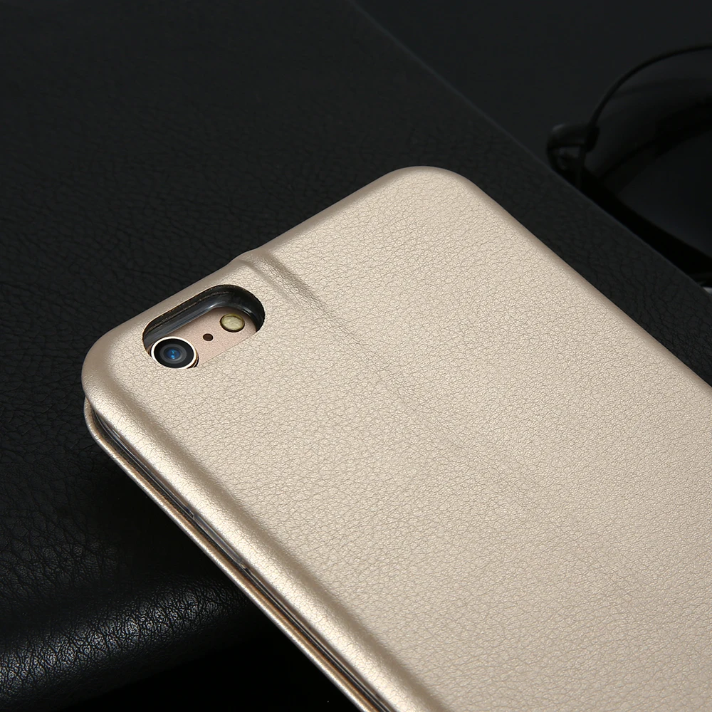 Кожаный чехол для телефона FLOVEME iPhone 8 Plus Роскошный с отделением карт кошелек из