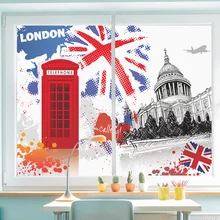 Индивидуальные наклейки на окна затенение непрозрачные целлофановые наклейки для стеклянных дверей настенные наклейки декоративные матовые фоторамки Чайка