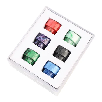 

100% Original Aleader 6 Drips Tip Box Kit 510 810 Drip Tip Mouthpiece For E Cigarettes Tank Atomizers E-cigarette Accessories