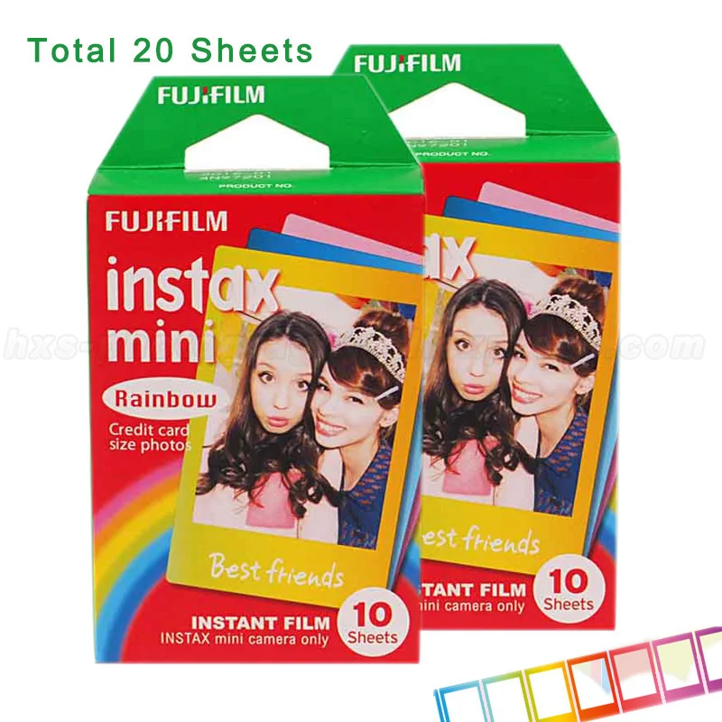 3-дюймовая фотобумага Fujifilm Instax Mini 9 радужная 20p cs для 7S 25 8 50s 90 принтер смартфонов |