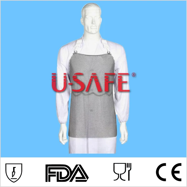Stainless Steel Apron Cut resistant anti stab hunting apron butcher