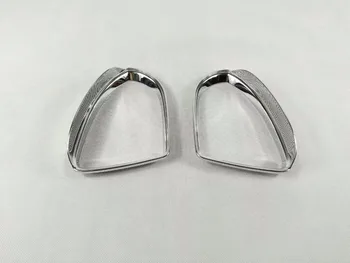 

ABAIWAI Rearview Mirror Eyebrow Block For VW 2014-2016 2017 Golf 7 MK7 ABS Chrome Decorations Rain Shade Car Styling Accessories