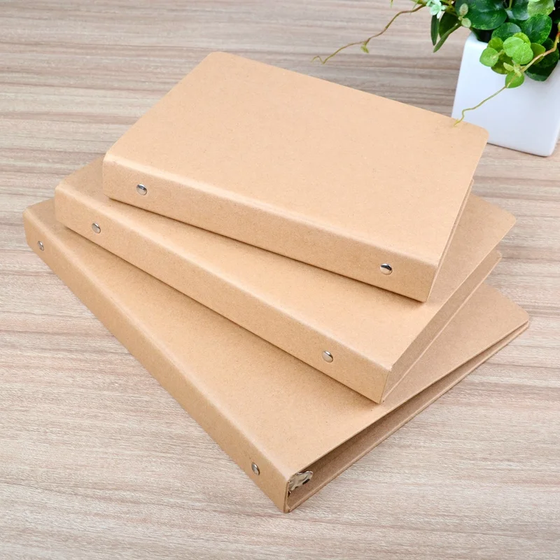 

1PC A5 A6 Craft Paper Loose Leaf Spiral Binder 6 Holes Notepad Camp for Notebook Accessories Stationery Supplies