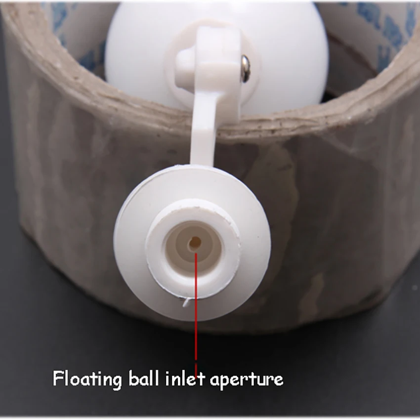 R1/4" Pipe Plastic Float Ball Switch Auto Filling Water Floating Valve With 4042 Connector Fish Tank Aquarium Accessories
