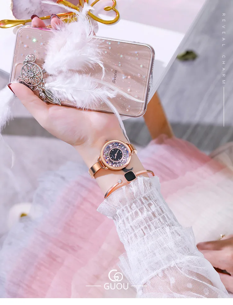 Das Mulheres do relógio de Quartzo reloj mujer À Prova D' Água