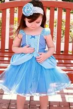 

Children Girls Princess Cinderella Elsa Anna Party Dress Baby Kids Christmas Vestidos Costumes Infant Flower Clothing 2-9 Years
