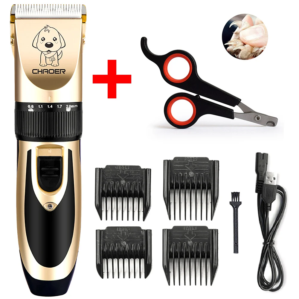Pet Electric Scissors Professional Rechargeable Dog Cat Hair Cordless