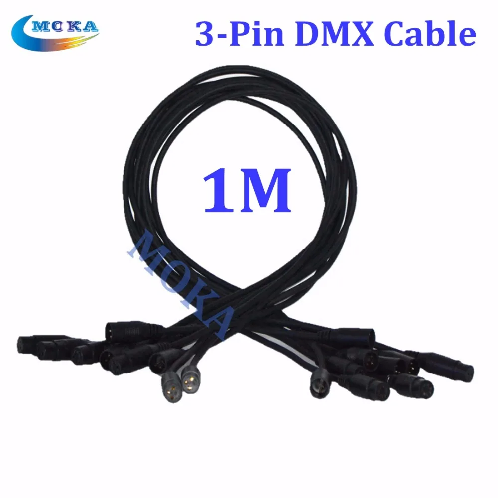 10 pcs/lot 1 meter Length 3 pin connection signal cable connection for