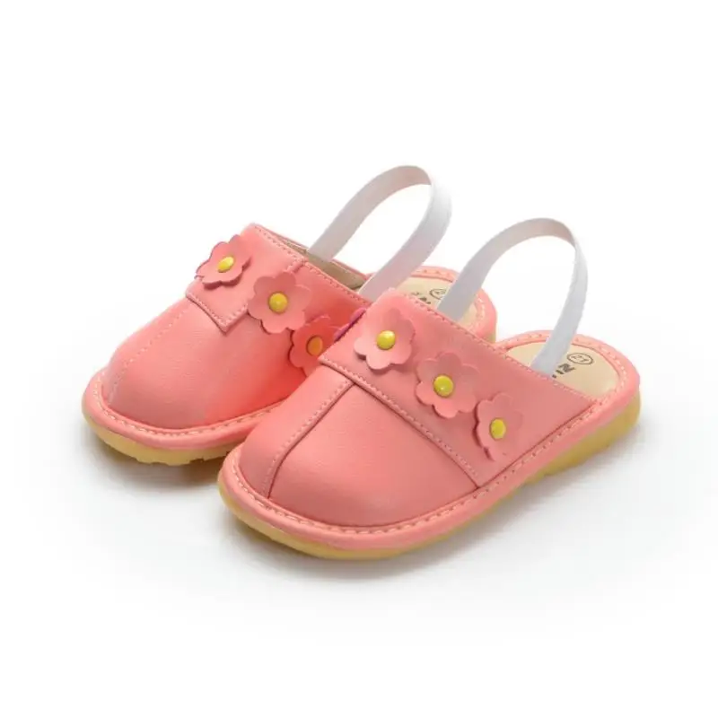 Arya baby slippers for children leather Kids Princess baby summer first