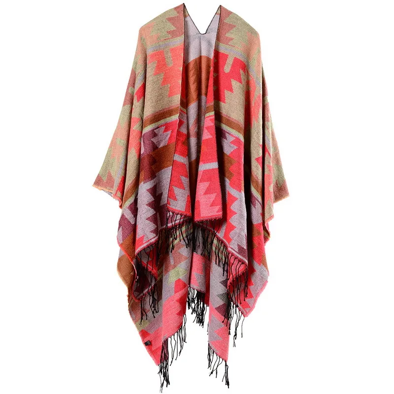 TagerWilen роскошный бренд индийский женский зимний шарф теплая шаль одеяло с геометрическим узором обертывание кашемировое Пончо Накидки пашмины 151 - Цвет: 3