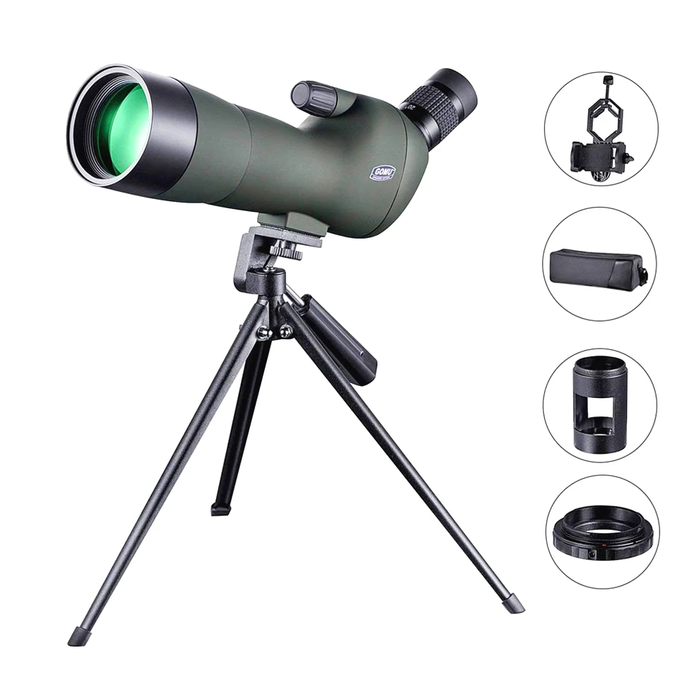 

GOMU 15-45x50 AE monocular zoom telescope binoculars Spotting Scopes night vision monoculars HD Bird Watching