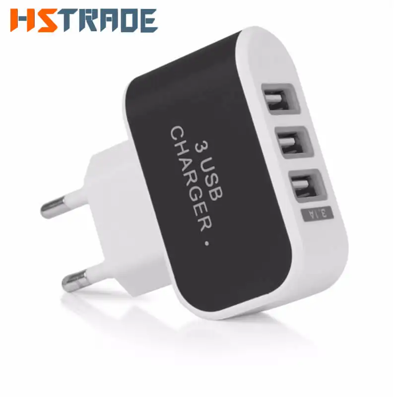 

Universal Multi Port USB Charger 3 Ports Travel USB Wall Power Adapter EU US Charger Charging For iPhone For Xiaomi for Samsung