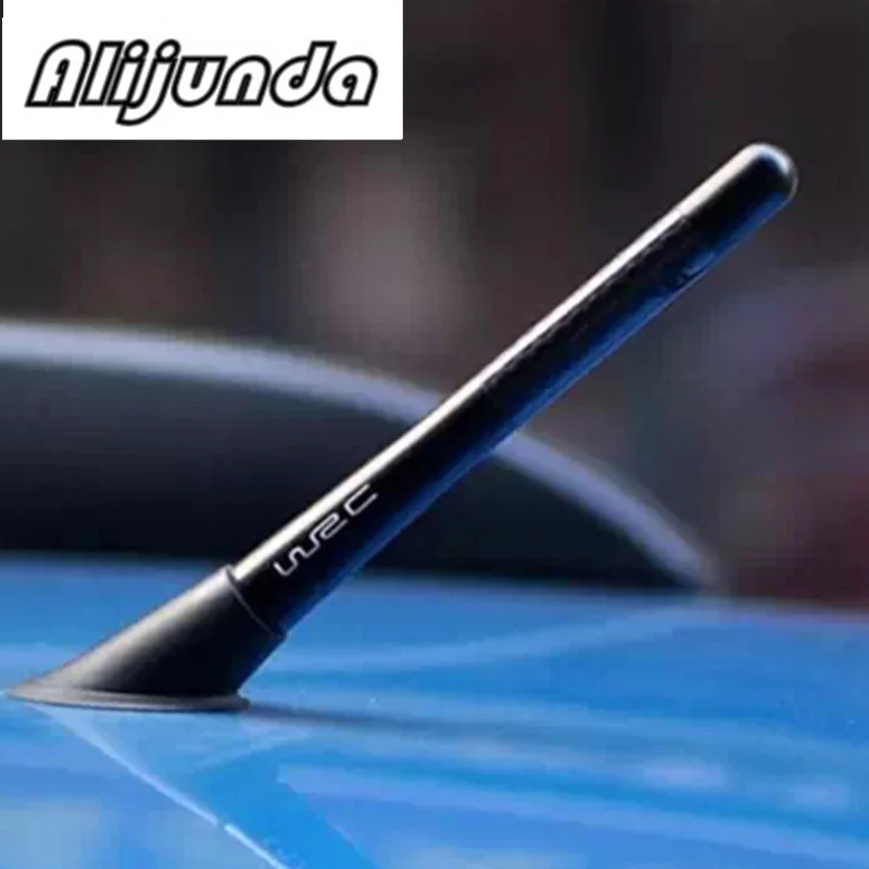 Delicate Black Fiber Carbon Short Antenna Radio Car Aerial Antenna For