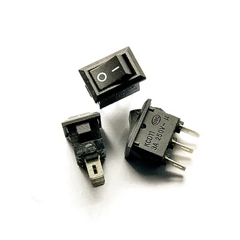 

20PCS/LOT Rocker Switch Black 3 feet 2 files rocker switch 15MM * 10MM 3A / 250V