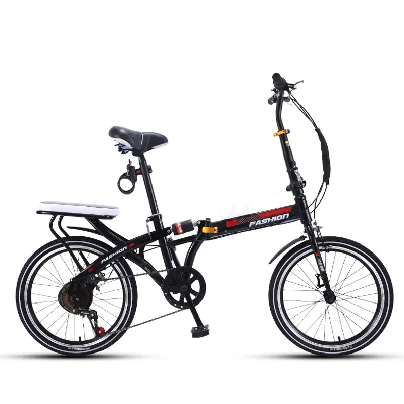 Discount Folding Bicycle 20 Inch Variable Speed Shock Absorption Adult Man and Women Students Ultra Light Bike 1 Discount Folding Bicycle 20 Inch Variable Speed Shock Absorption Adult Man and Women Students Ultra Light Bike 1