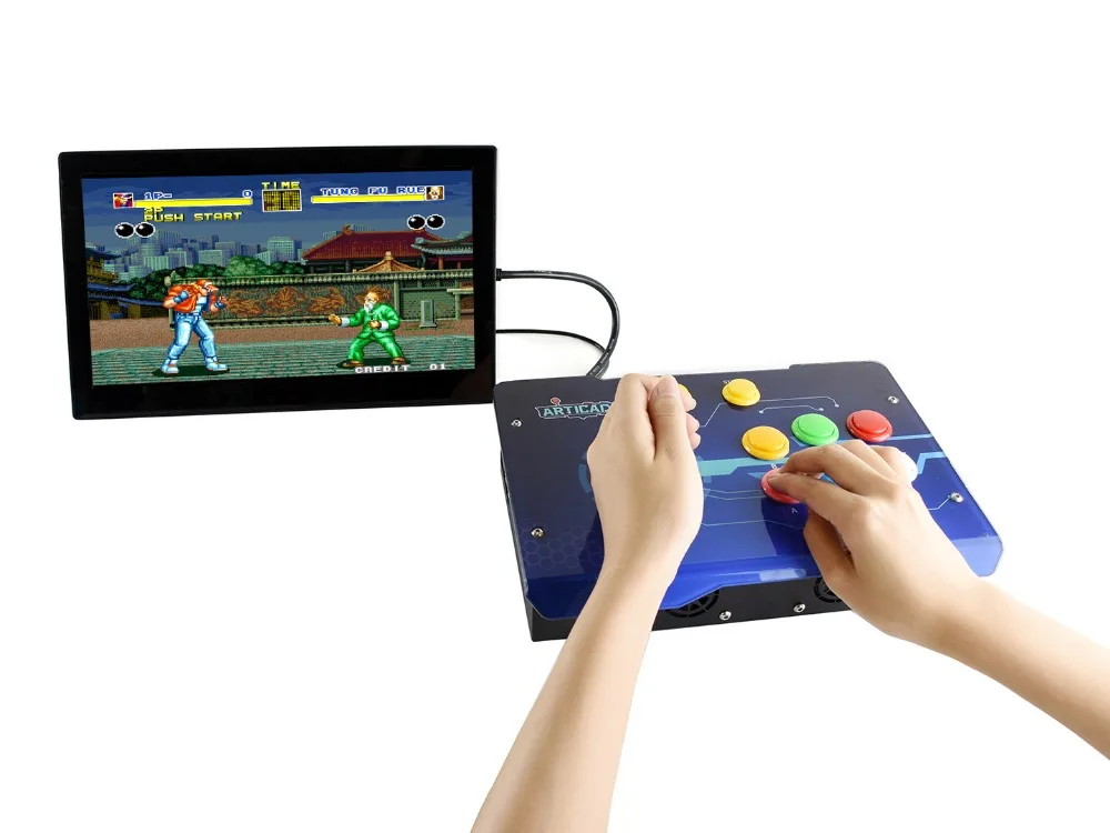 Waveshare Arcade C 1P набор аксессуаров аркадная консоль Строительный для Raspberry Pi 1 плеер