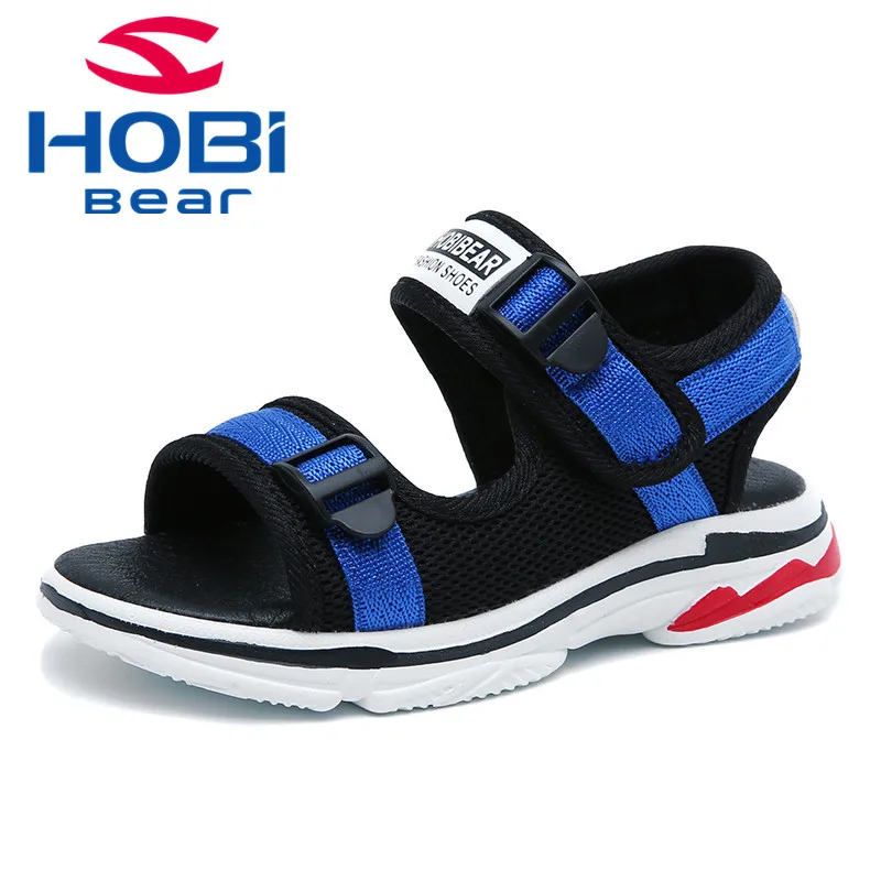 

Sandals Boys Kids Leather Shoes Children Sandals for Girls Beach Non-slip Soft Middle Child Summer Kids Shoes Hobibear GU3592