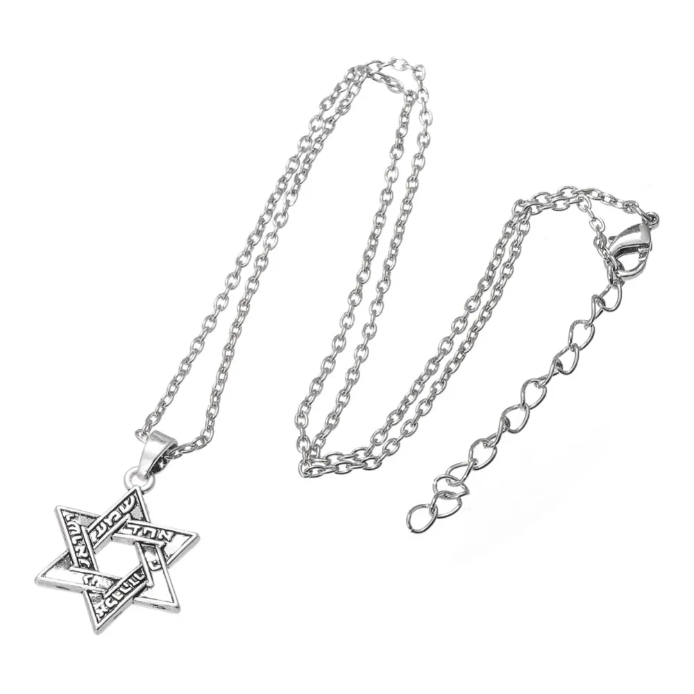 Dawapara Звезда Давида, кулон, ювелирные изделия в винтажном иврите, ожерелье, религиозные амулеты для мужчин и женщин, рождественские подарки