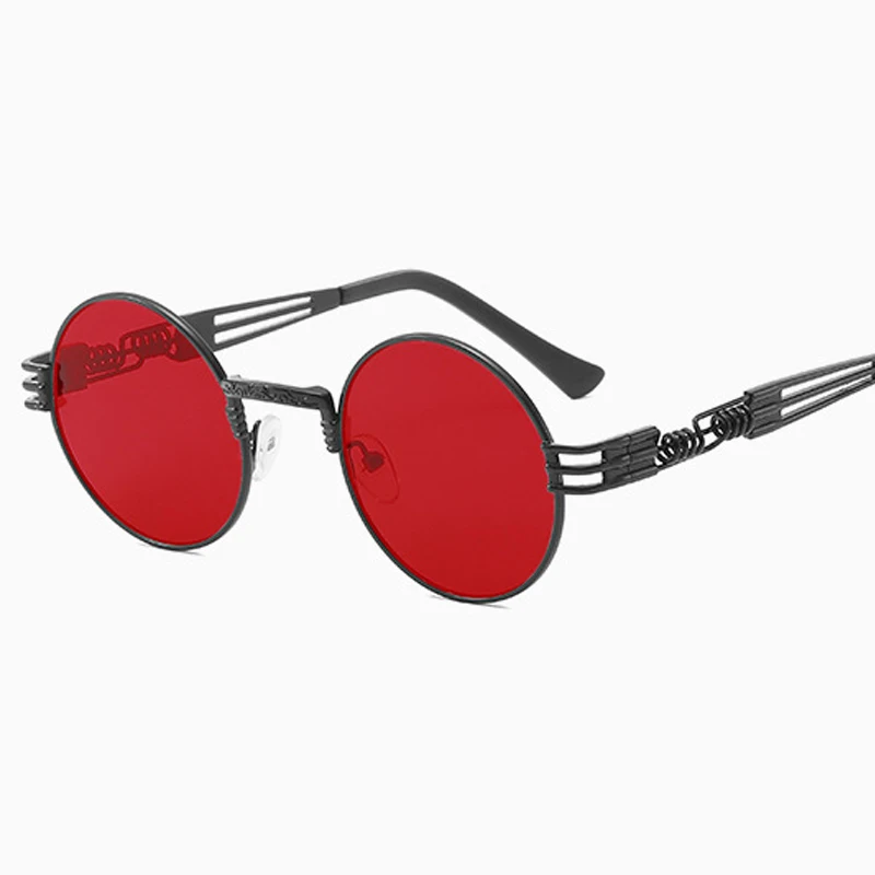 

Metal Steampunk Sunglasses Men Women Fashion Round Glasses Brand Design Vintage Sunglasses High Quality UV400 Eyewear Shades