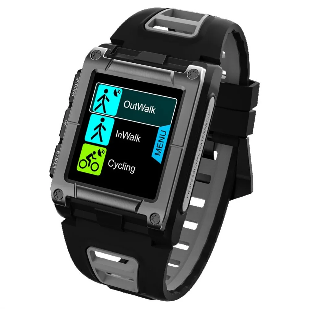 Профессиональный IP68 Водонепроницаемый Bluetooth Smart часы плавание gps Браслет для Android IOS сотовый телефон 15J Прямая доставка