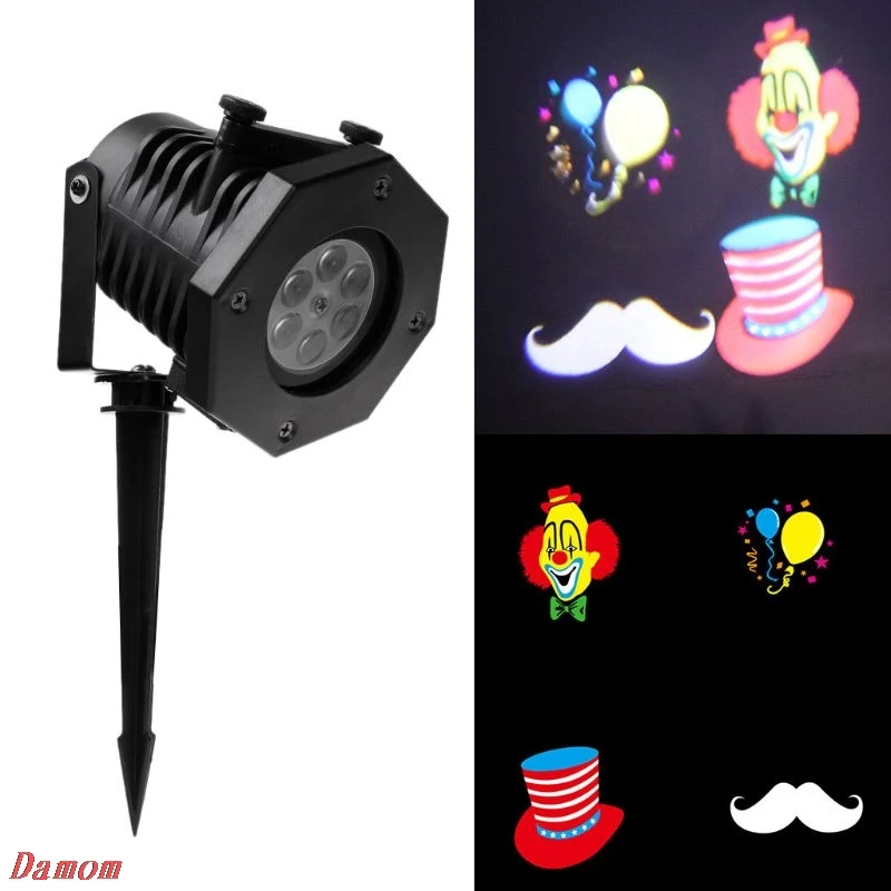 

Waterproof LED Stage Light Slides Patterns Insert Card Laser Projection Lamp