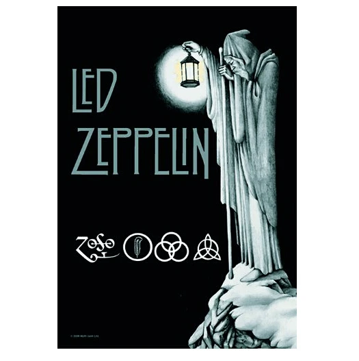 

Custom canvas poster Led Zeppelin Decoration poster cloth fabric wall poster print Silk Fabric Print 40x60 cm
