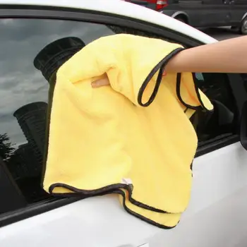

VODOOL Microfiber+ Coral Fleece Car Washing Cleaning Towel Wax Detailing Cloth Thick Plush Car Care Kitchen Housework Towel