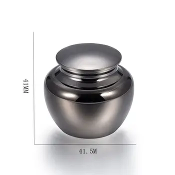 

KSJ036 Top Selling Apple Jar Cremation Mini Urn Pet/Human Memorial Cremation Jewelry Ash Keepsake Funeral Casket Stainless Steel