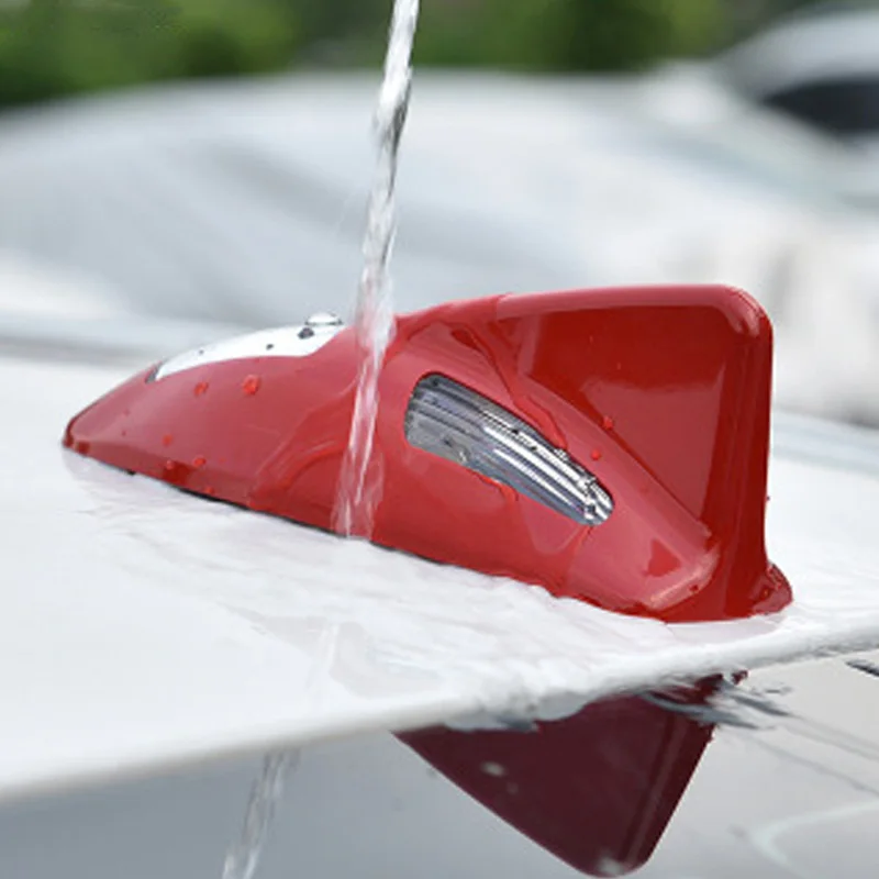 

Automotive Solar Shark Fin Antenna Decorative Lamp LED Refitted Lamp Anti-rear-end Vehicle Roof and Tail Flash Warning