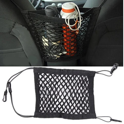 Универсальный автомобильный Грузовик хранения сетки крючки для органайзера подвесной держатель сетка сиденье сумка для хранения