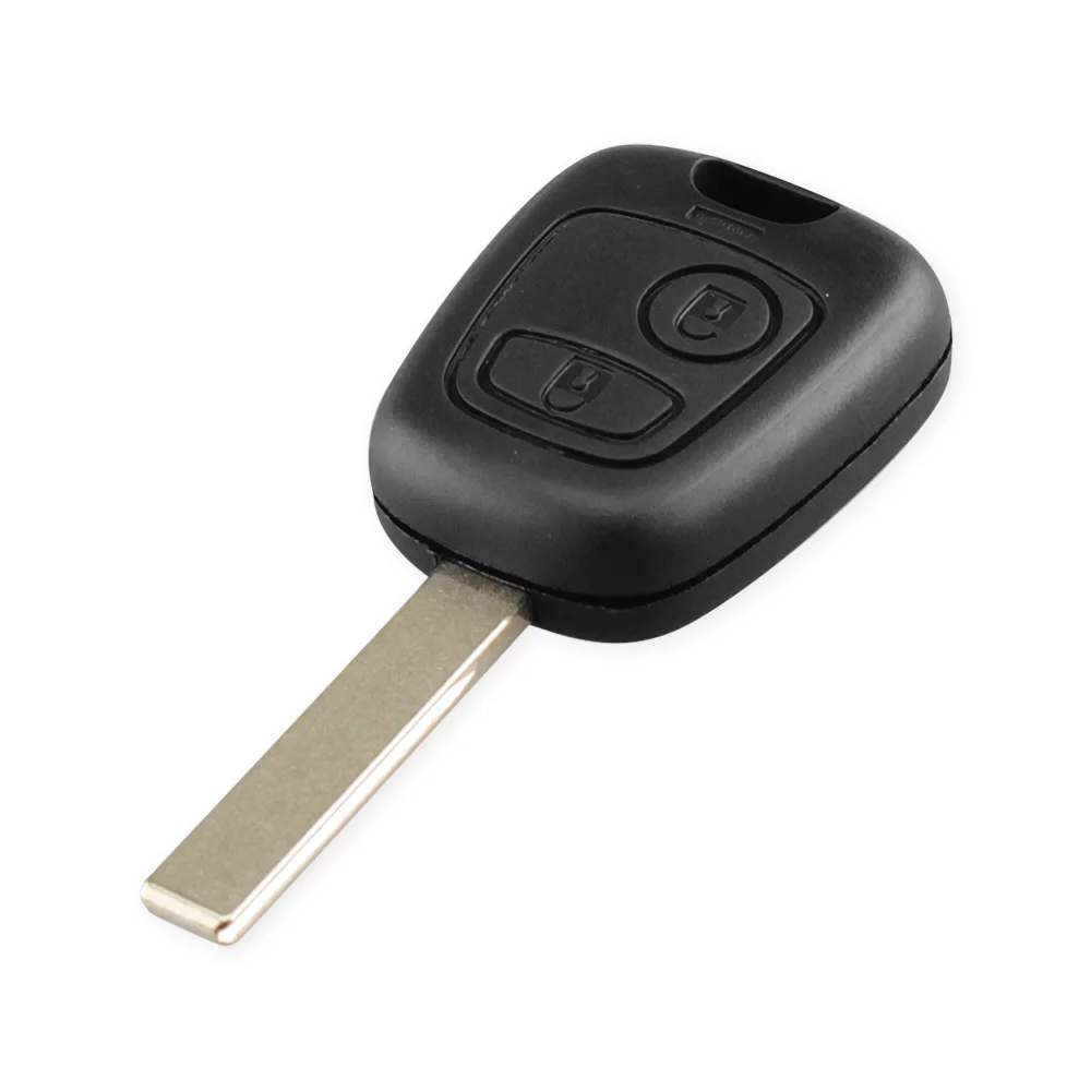 KEYYOU 2 Button Remote Key Fob Car Key Case Shell For Citroen C1 C2 C3 C4 C5 C6 Saxo Xsara Picasso Berlingo - Number of Buttons: HU83 Blade