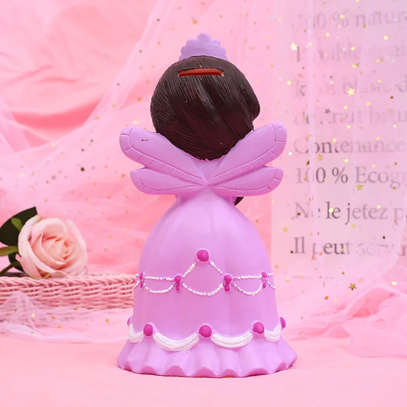 Home Decor Bedroom Cute Cartoon Princess Piggy Bank Unicorn Doll Coin Box for Money Safe Saving Bank Kid Baby Girl Birthday Gift 3