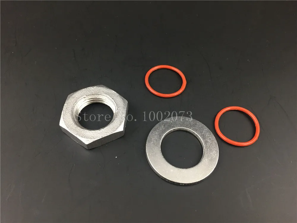 Weldless Bi-metal Thermometer Kit, 3Face & 2Probe, 12MNPT, 0~220F degree, Beer Brewing Thermometer, Homebrew Kettle (12)