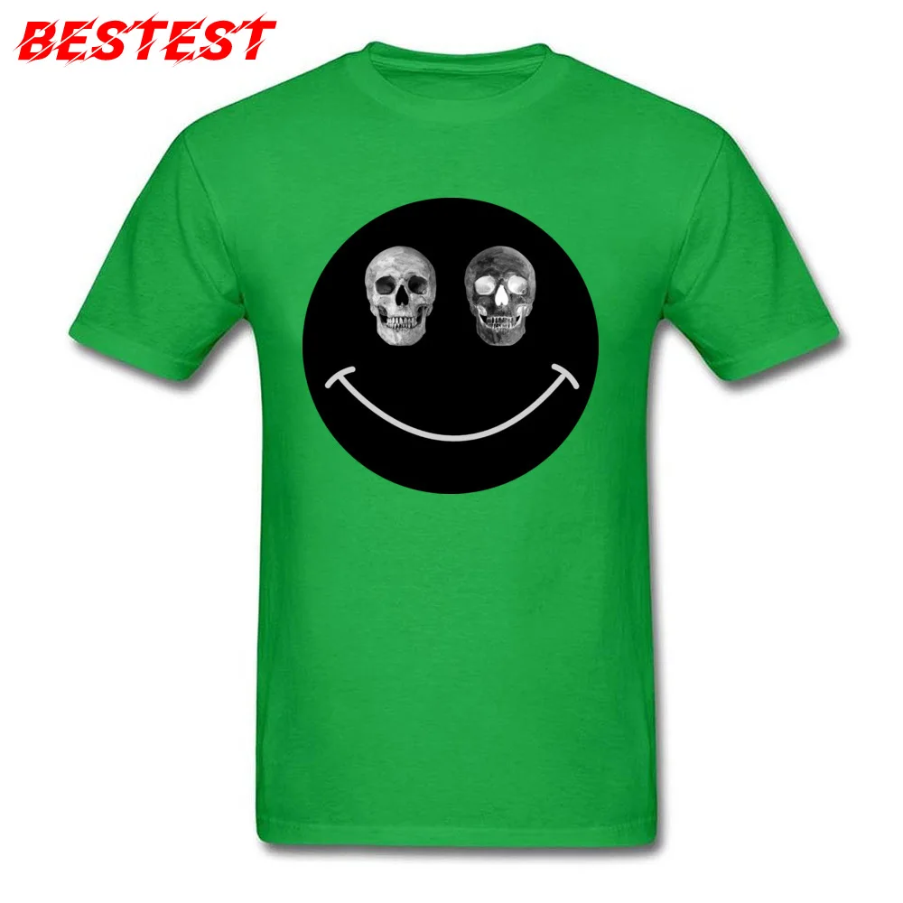 Just keep smiling Casual NEW YEAR DAY 100% Cotton Crewneck Mens Tops T Shirt Camisa Tees Funny Short Sleeve T Shirt Just keep smiling green