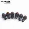 6pcs spring return push button switch 10mm Normally Open no-fixed switch , momentary push button no-latching ► Photo 3/6