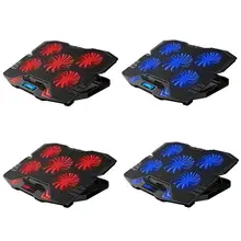 ICE COOREL K5 5 Вентилятор 2 USB регулируемый ноутбук корпус охладителя освещения